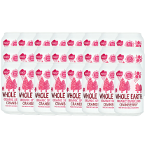 Whole Earth Organic Sparkling Cranberry x 24