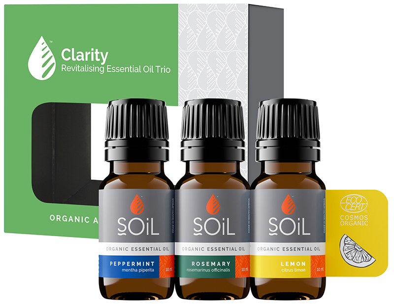 Buy Soil Essential Oil Trio Box - Clarity Online | Faithful to Nature