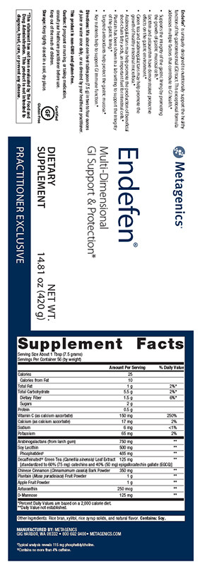 Buy Metagenics Endefen Online | Faithful to Nature