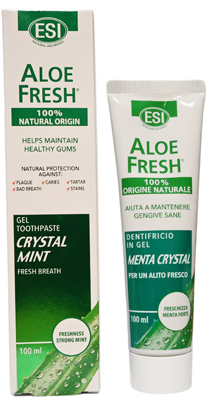 Buy ESI Aloe Fresh Toothpaste Crystal Mint Online | Faithful to Nature