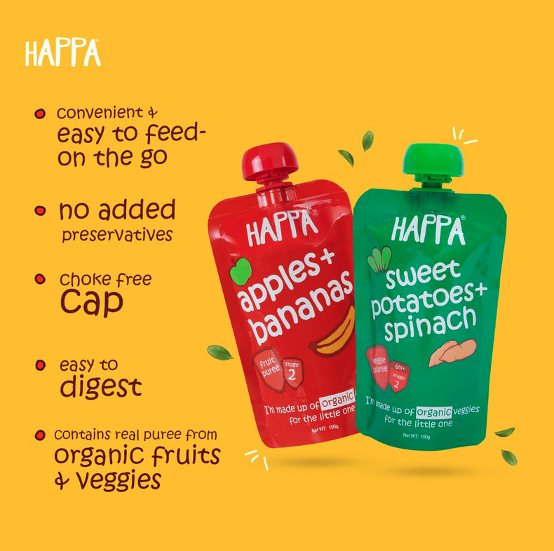 Buy Happa Only Apple Puree Online | Faithful to Nature