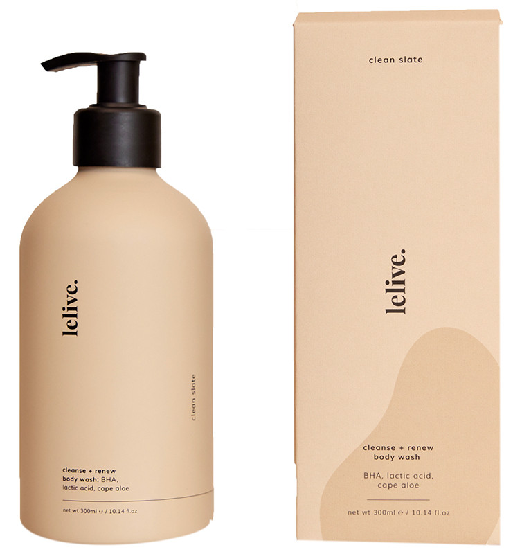 Buy Lelive. Clean Slate | Cleanse + Renew Body Wash Online
