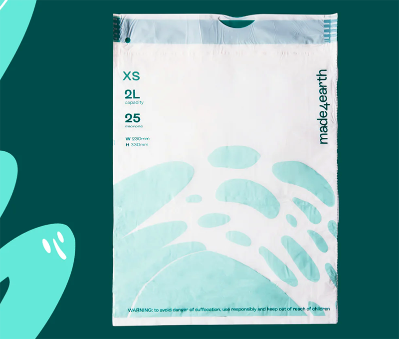 Buy Made4Earth Compostable Drawstring Bag L Online | Faithful to Nature