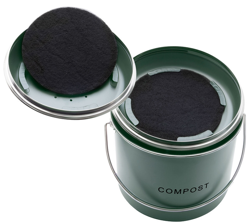 Buy Microgarden Kitchen Compost Bin - Eucalyptus Online | Faithful to ...