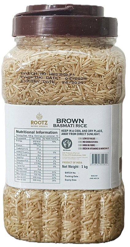 Buy Rootz Brown Basmati Online | Faithful to Nature