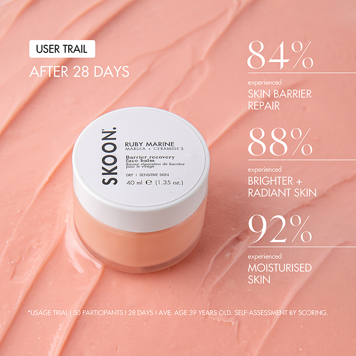 Buy SKOON. Ruby Marine Barrier Recovery Face Balm Stick + Refill Online ...