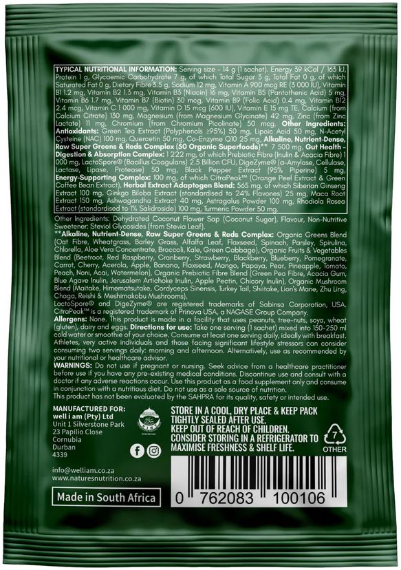 Buy Nature's Nutrition Active Greens - Single Sachet Online | Faithful ...
