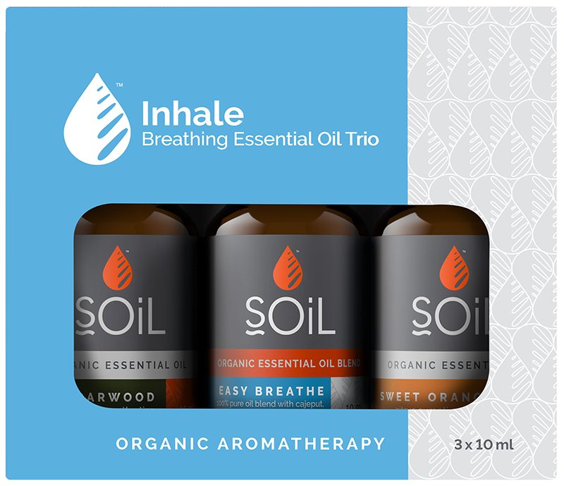 Buy Soil Essential Oil Trio Box - Inhale Online | Faithful to Nature