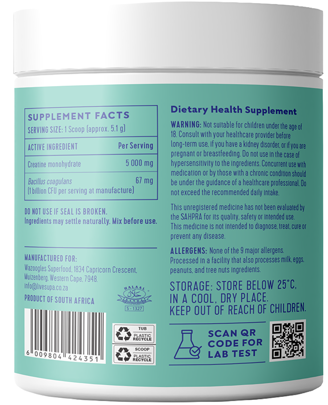 Buy Supa Creatine Gut Online | Faithful to Nature