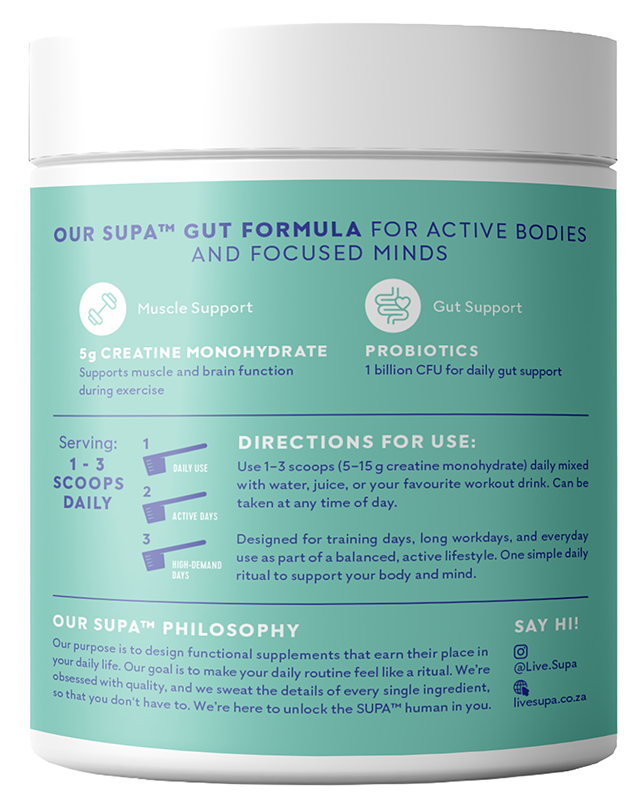 Buy Supa Creatine Gut Online | Faithful to Nature
