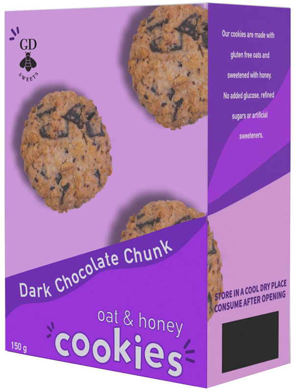 Buy GD Oat & Honey Cookies Chocolate Chunk Online | Faithful to Nature
