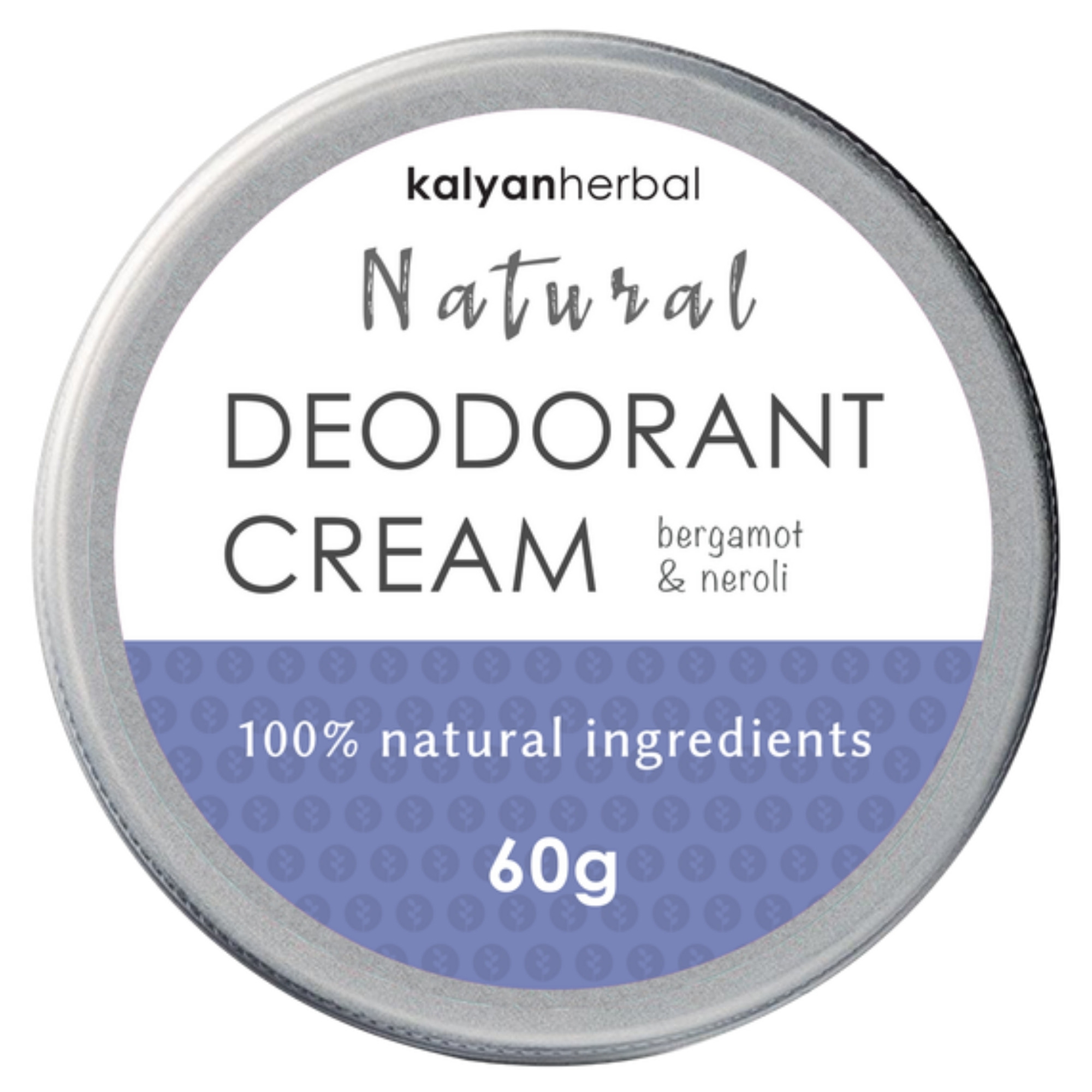 Buy Kalyan Herbal Natural Deodorant Cream - Bergamot & Neroli