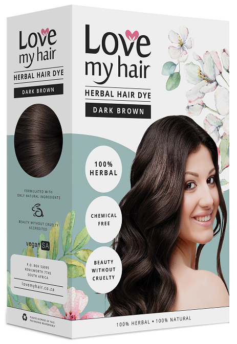Love My Hair 100 Herbal Hair Dye Dark Brown