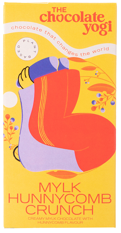 Buy The Chocolate Yogi Mylk Hunnycomb Crunch Chocolate Online