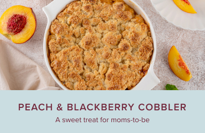 Pregnancy Friendly Dessert Cobbler