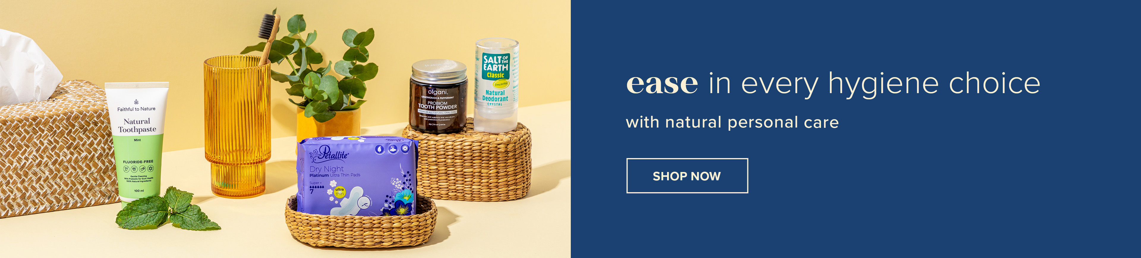 Shop personal care with Faithful to Nature