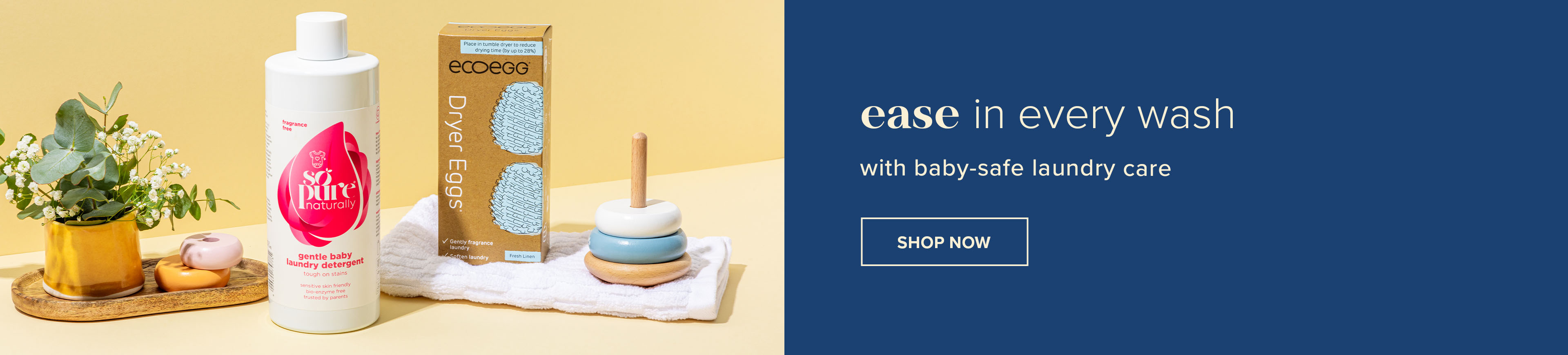 Non-toxic washing for babies and kids