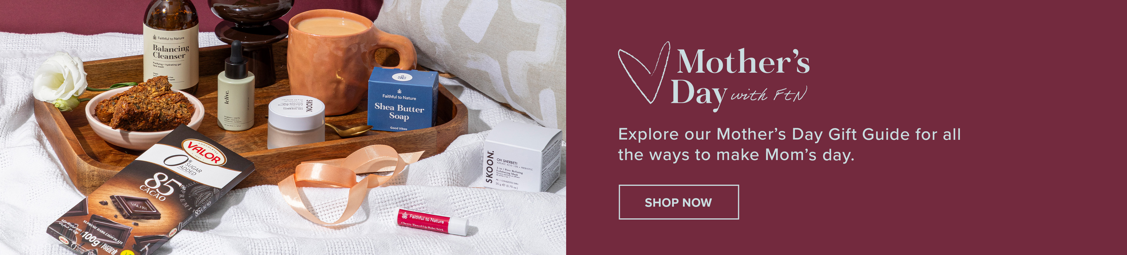 Shop Mother's Day gifting with Faithful to Nature