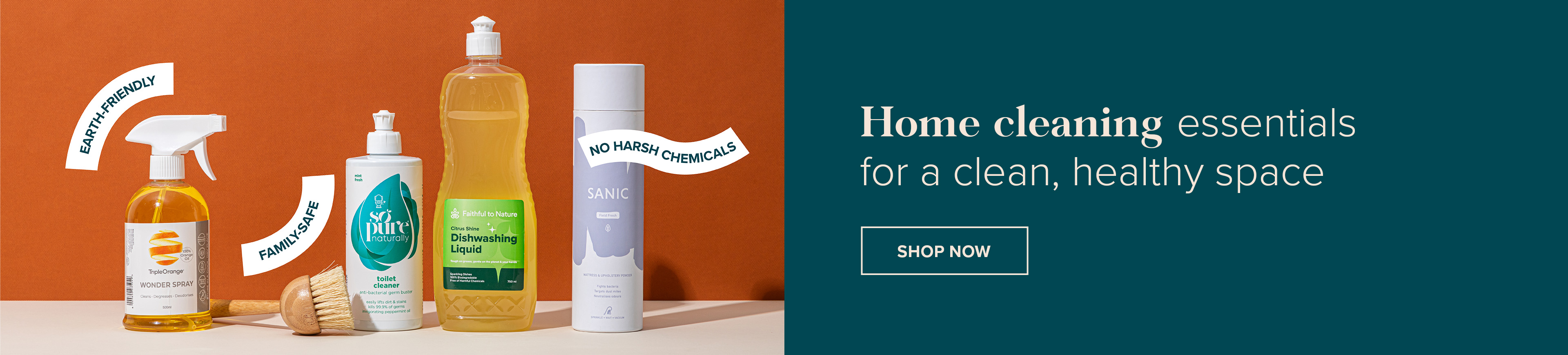 Non-toxic home cleaning products