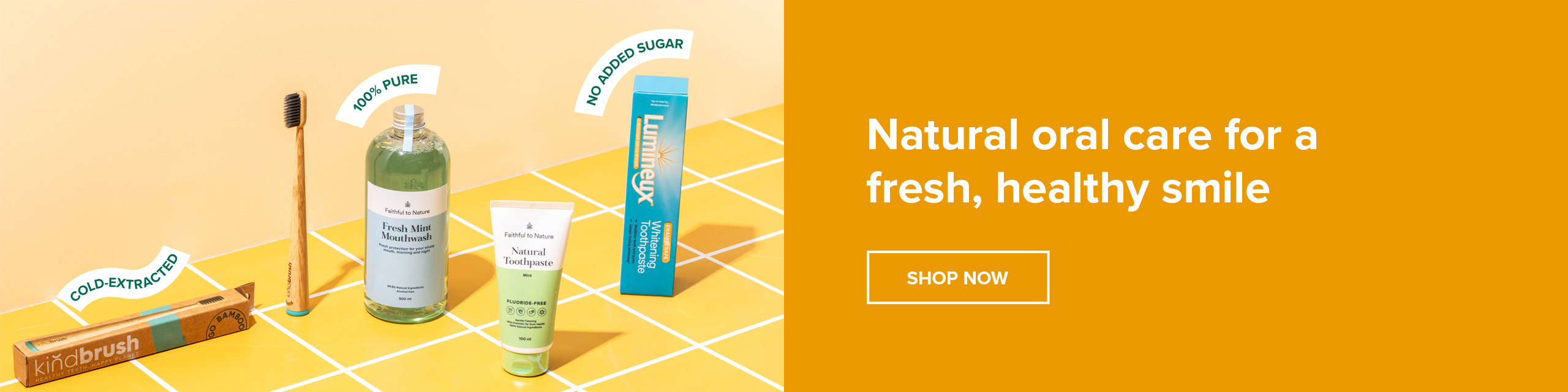 Natural Oral Care with Faithful to Nature