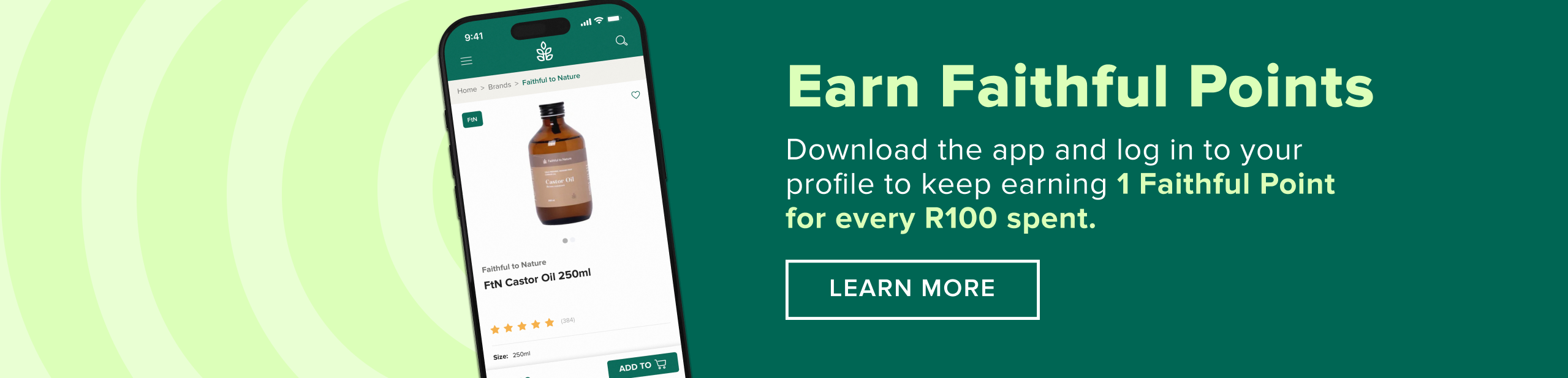 Earn Faithful Points